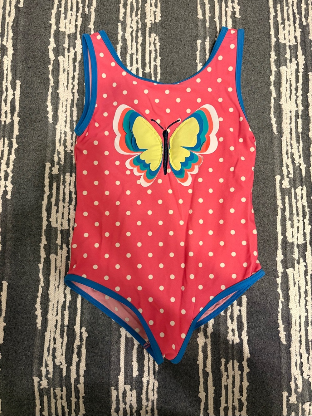Mini Boden Girls Butterfly Swimsuit